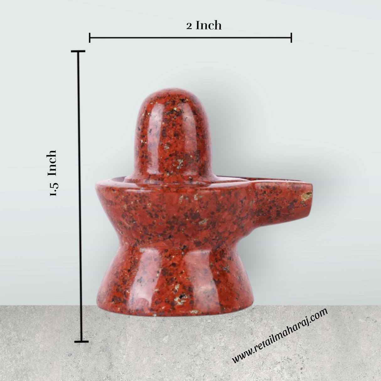 Opel Shiv Ling Murti - 1.5 x 2 Inches | Stone Shiv Ling Statue/ Crystal Shiva Lingam Statue for Pooja - Retail Maharaj