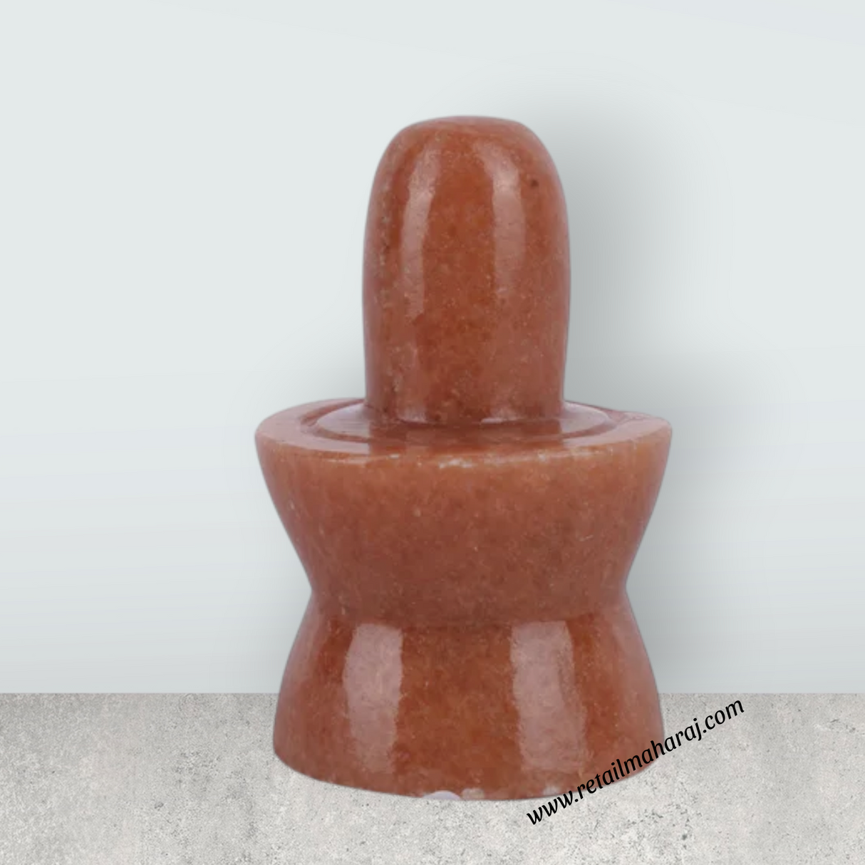 Shiv Ling Murti - 2 x 2.5 Inches | Opal Shiva Lingam Statue/ Shiv Ling Statue for Pooja - Retail Maharaj