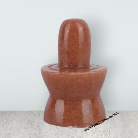 Shiv Ling Murti - 2 x 2.5 Inches | Opal Shiva Lingam Statue/ Shiv Ling Statue for Pooja - Retail Maharaj