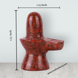 Opel Shiv Ling Murti - 1.75 x 1.25 Inches | Crystal Shiva Lingam Statue/ Stone Shiv Ling Statue for Pooja - Retail Maharaj