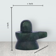 Shiva Lingam Statue - 2 x 2 Inches | Jade Idol/ Shiv Ling Murti for Pooja - Retail Maharaj