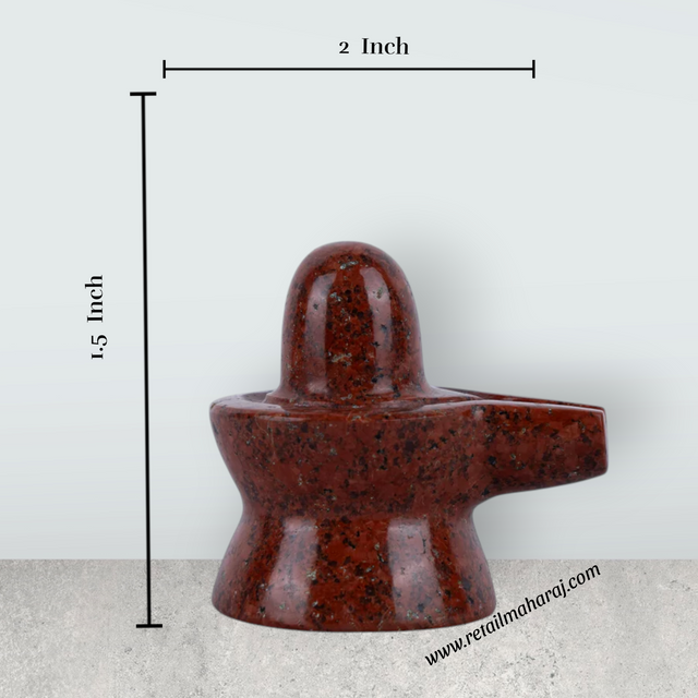 Opel Shiv Ling Murti - 1.5 x 2 Inches | Crystal Shiva Lingam Statue/ Stone Shiv Ling Statue for Pooja - Retail Maharaj