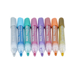 Brustro DIY Acrylic Marker Set of 8 Metallic Shades - Retail Maharaj