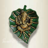 Metal Patta Ganesh Multicolour Handmade Aluminium Wall Art – Glossy Finish Feng Shui Decorative Ganesh Wall Hanging for Home & Office