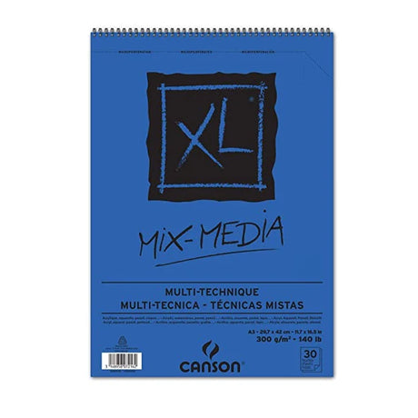 Canson XL Mixed Media Paper Pad A3 300 GSM 30 Sheets - Retail Maharaj