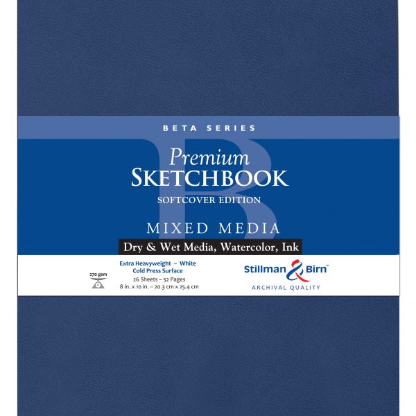 Stillman and Birn Beta Series Extra Heavyweight Sketchbook for Watercolor and Mixed Media - Retail Maharaj