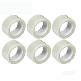 Handy Helper BOPP Tape {1″} 24mm x 50 Meter – Transparent – 38 Micron Film – Pack of 12