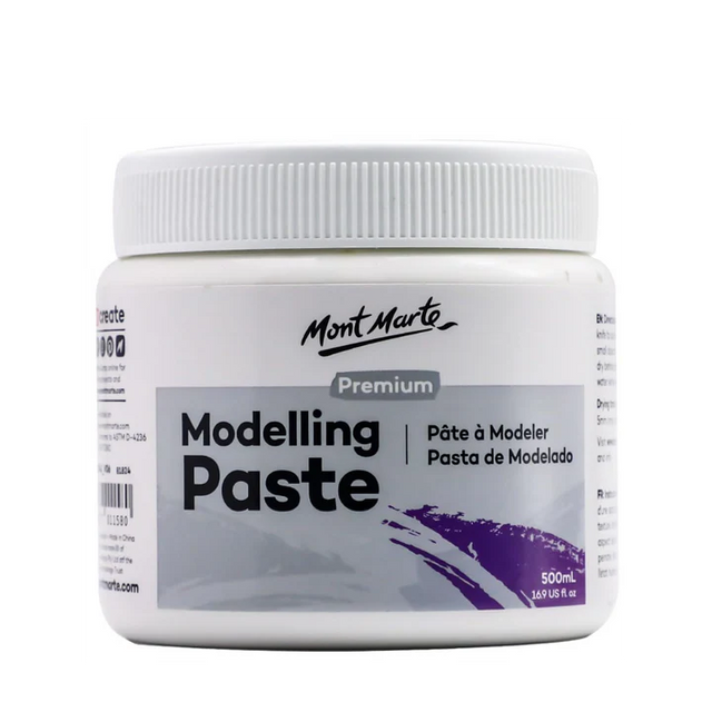 Mont Marte Modelling Paste 500 ml (White) - Retail Maharaj