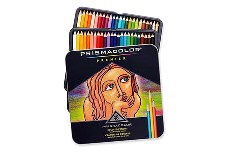 Prismacolor Premier Soft Core Colored Pencil Set 48 Professional Artist Colour Pencils - Retail Maharaj