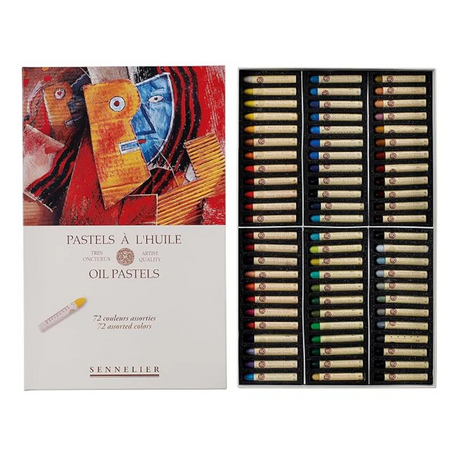 Sennelier Oil Pastel Set 48 Assorted Colours in Cardboard Box - Retail Maharaj