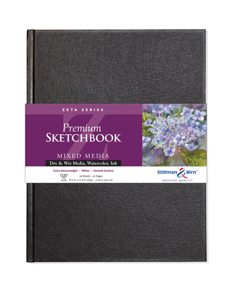 Stillman Birn Zeta Series Extra Heavyweight Smooth Paper Sketchbook Open Stock - Retail Maharaj