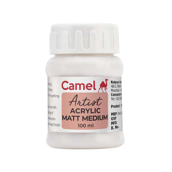 Camel Acrylic Matt Medium 100 ml - Retail Maharaj