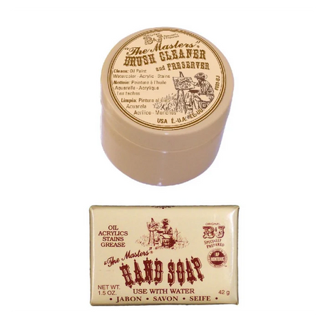 The Masters Brush Cleaner and Artist Hand Soap Combo for Complete Brush Care - Retail Maharaj