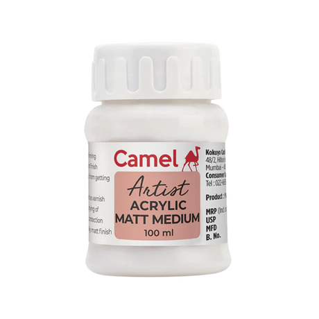 Camel Acrylic Matt Medium 100ml - Retail Maharaj