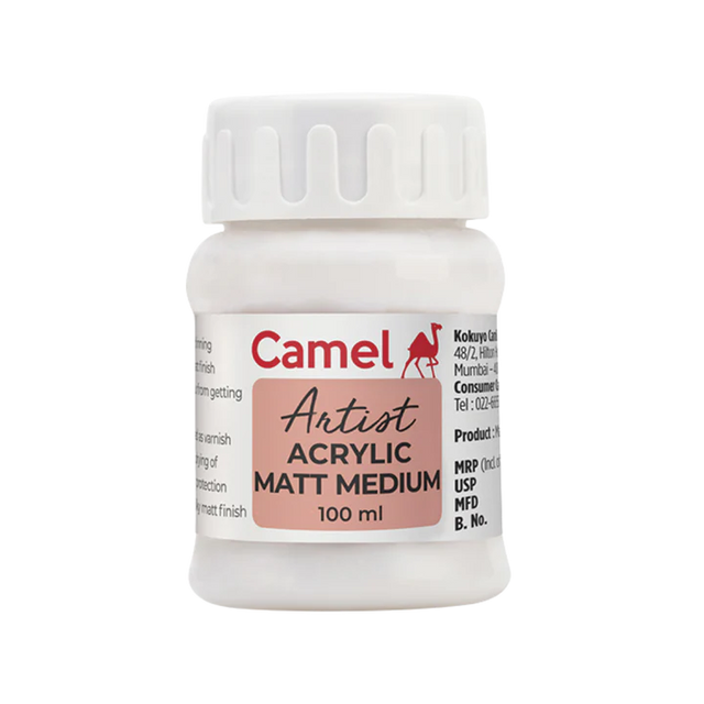 Camel Acrylic Matt Medium 100ml - Retail Maharaj