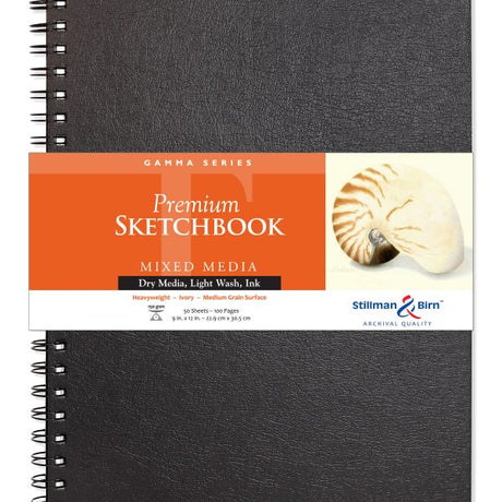 Stillman Birn Gamma Series Ivory Medium Grain Sketchbook - Retail Maharaj