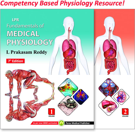 LPR Fundamentals of Medical Physiology (2 Vols) 7th Edition 2021 [paperback] L Prakasam Reddy [Jan 01, 2020]… - Retail Maharaj