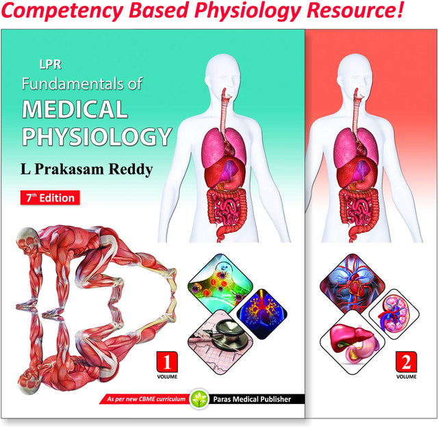 LPR Fundamentals of Medical Physiology (2 Vols) 7th Edition 2021 [paperback] L Prakasam Reddy [Jan 01, 2020]… - Retail Maharaj