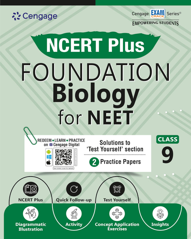Cengage NCERT Plus Foundation Biology for NEET: Class 9 - Retail Maharaj