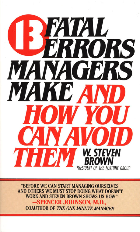 13 fatal errors managers make and how you can avoid them - Retail Maharaj