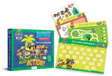 Nickelodeon Paw Patrol – Jungle Patrol! Fun Learning Set Includes Wipe-Clean Mats, Coloring Sheets, Stickers, Certificate & Pen | Action-Packed Learning with the Pups | Ages 3–6 | 3+ Hours of Adventure & Activities - Retail Maharaj