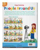 Little Artist Series People Around Us: Copy Colour Books - Retail Maharaj
