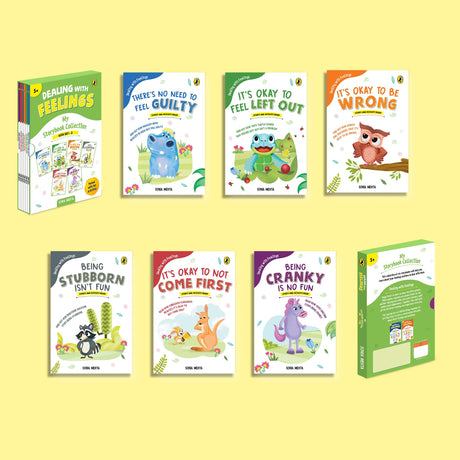 Dealing with Feelings: My Storybook Collection (Box set 3): Set of 6 Exciting Story cum Activity Books | Illustrated Storybooks on Emotions and Mental Health | Ages 5 + | Sonia Mehta - Retail Maharaj