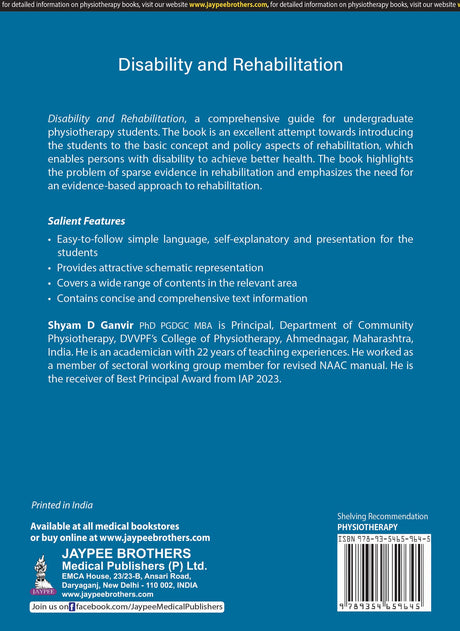 DISABILITY AND REHABILITATION - Retail Maharaj