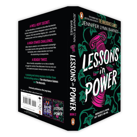 Lessons in Power: Book 2 in the gripping mystery thriller duology from the author of The Inheritance Games (The Fixer, 2) - Retail Maharaj