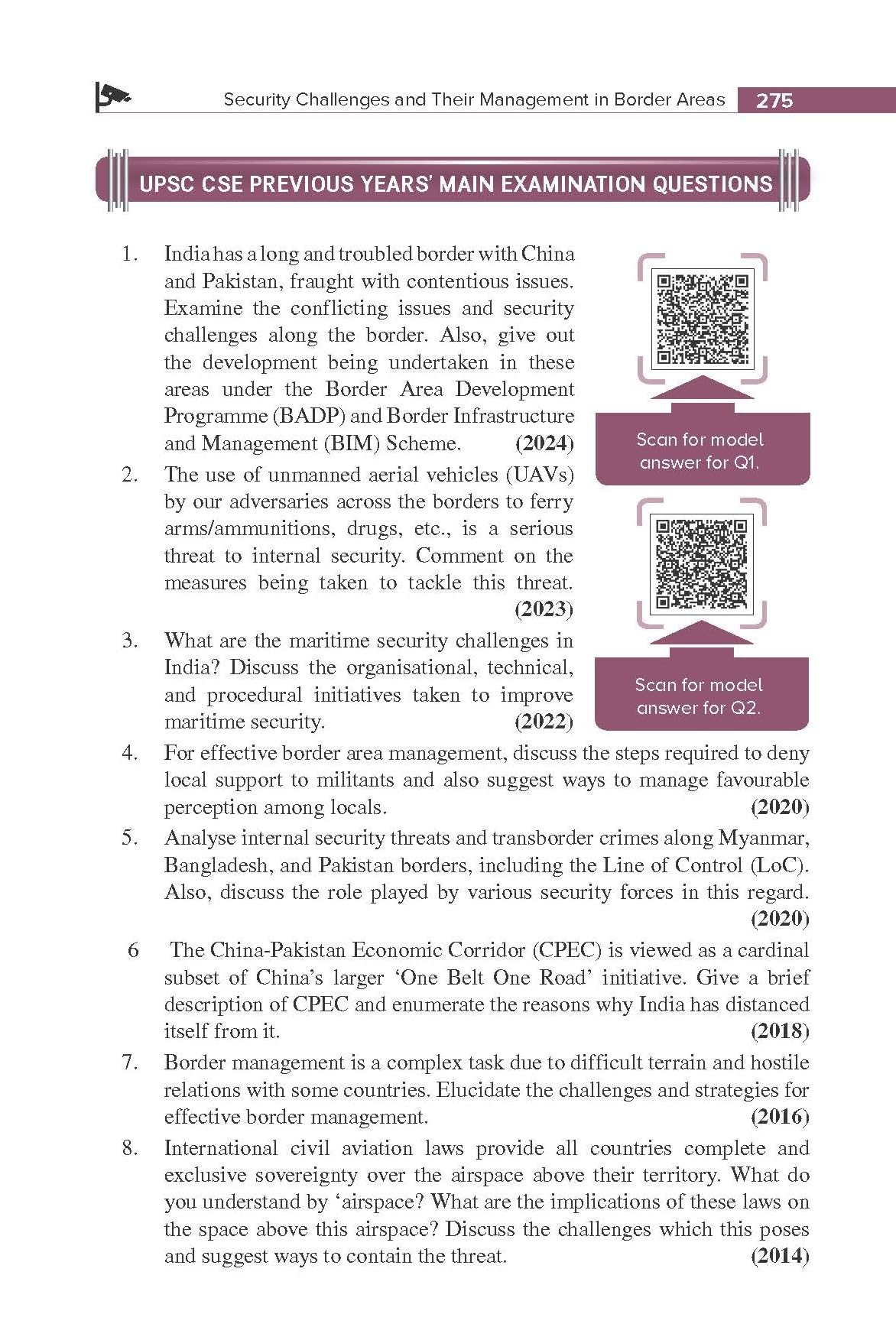 Challenges to Internal Security of India Courseware, 7e for UPSC 2026 | 20+ Conceptual Videos | 60+ Mains Practice Ques. | Colour ebook | Chapterwise PYQs (2013-2024) | Model Answers (2023-2024 PYQs) - Retail Maharaj