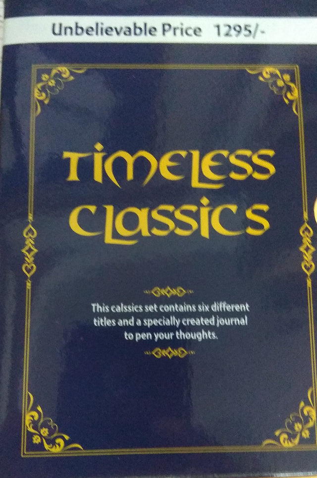 TIMELESS CLASICS SET CONTAINS SIX DIFFERENT TITLES AND A SPL. CREATED JOURNAL TO PEN YOUR THROUGHT - Retail Maharaj