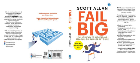 Fail Big: Fail Your Way to Success and Break all the Rules to Get there ǀ Effective Rules to build a winning mindset - Retail Maharaj