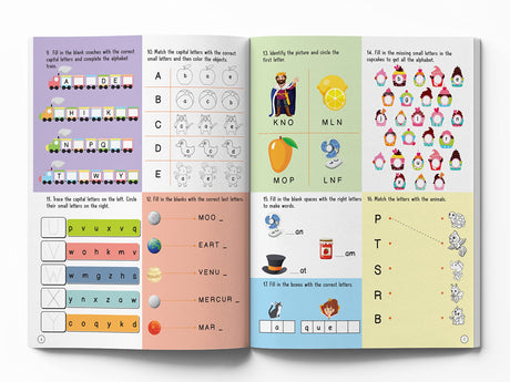 201 English Activity Book: Fun Activities and Grammar Exercises | Alphabet & Words, Rhyming & Opposites | Ages 5–9 | 4+ Hours of Interactive Learning - Retail Maharaj