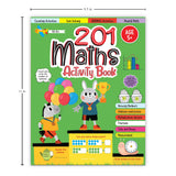 201 Maths Activity Book: Fun Activities and Practice Sheets | Learn Counting, Addition & Subtraction | Ages 4–7 | 3 Hours of Interactive Learning - Retail Maharaj