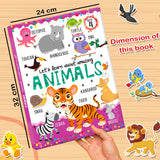 Hello Friend Books Let's Learn Giant Board Book: Animals - Large Board Book with Beautifully Illustrated Images for Children to Learn - Retail Maharaj
