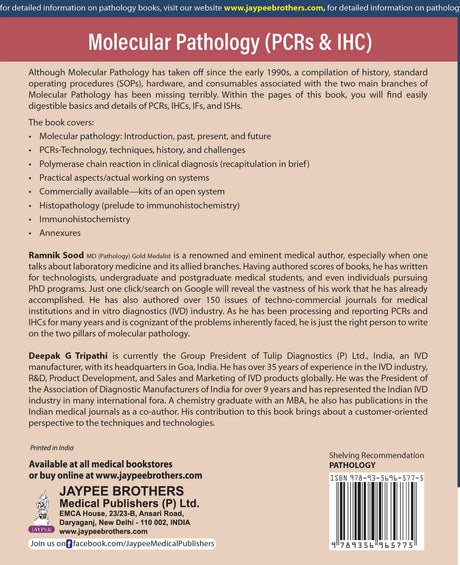 MOLECULAR PATHOLOGY (PCRS & IHC) - Retail Maharaj