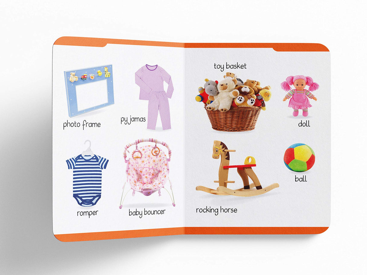 Early Learning Padded Book of Things at Home: Board Book for Kids | Learn About Everyday Household Objects with Bright, Real-Life Pictures | Durable Padded Board Book for Babies, Toddlers & Preschoolers | Ages 0–5 Years - Retail Maharaj