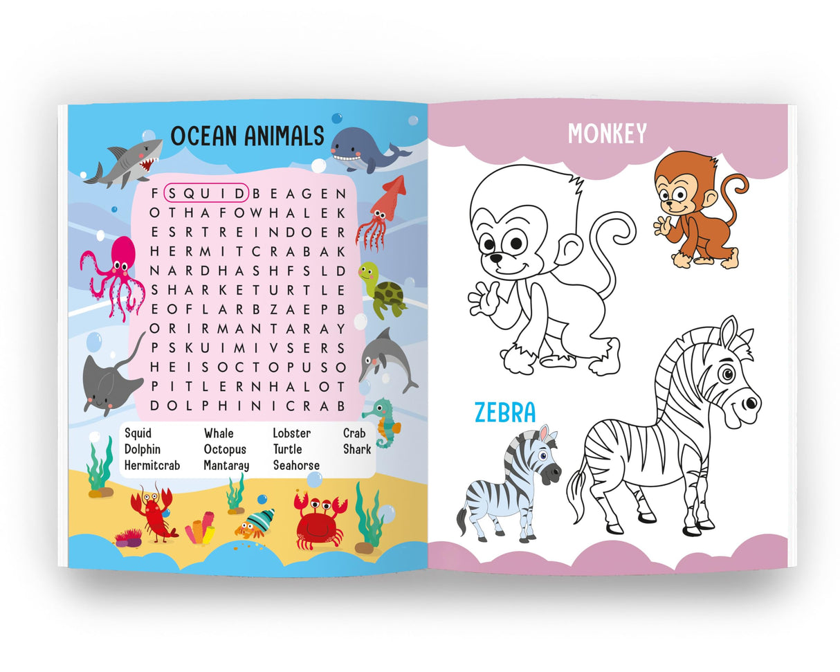 My First Jumbo Activity Book-2, Mazes, Colouring, Dot-to-Dot, Word Search, Spot the Differences Jumbo Activity Book No. 2: 80 Pages of Fun Activities ... Differences | Activity Workbook With Answers - Retail Maharaj
