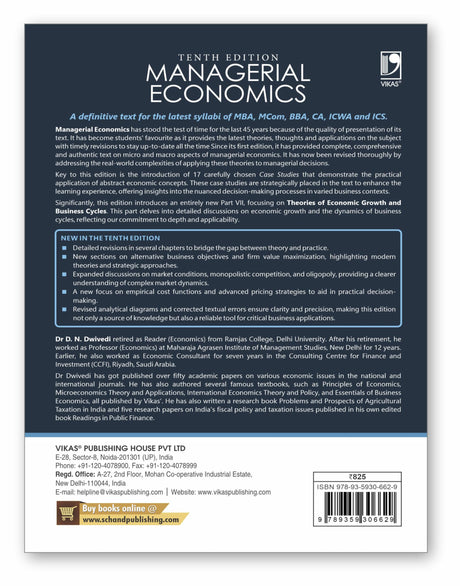 MANAGERIAL ECONOMICS, 10E - Retail Maharaj