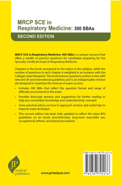 MRCP SCE IN RESPIRATORY MEDICINE: 300 SBAS - Retail Maharaj