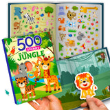 My First 500 Jungle Sticker Activity Book for Kids, Children and Toddlers – Fun Activity with Coloring – Ages 3+ Years - Retail Maharaj