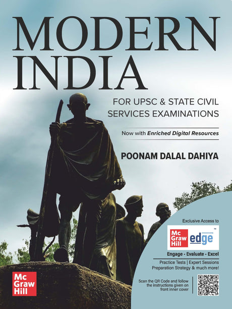 Modern Indian History (English) by Poonam Dalal Dahiya (IPS) for UPSC CSE 2025-26 - Retail Maharaj