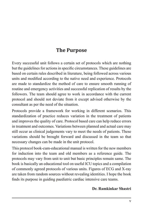 Nurses’ Manual of Paediatric Cardiac Intensive Care (Nursing Protocol) (First Edition, 2020) - Retail Maharaj