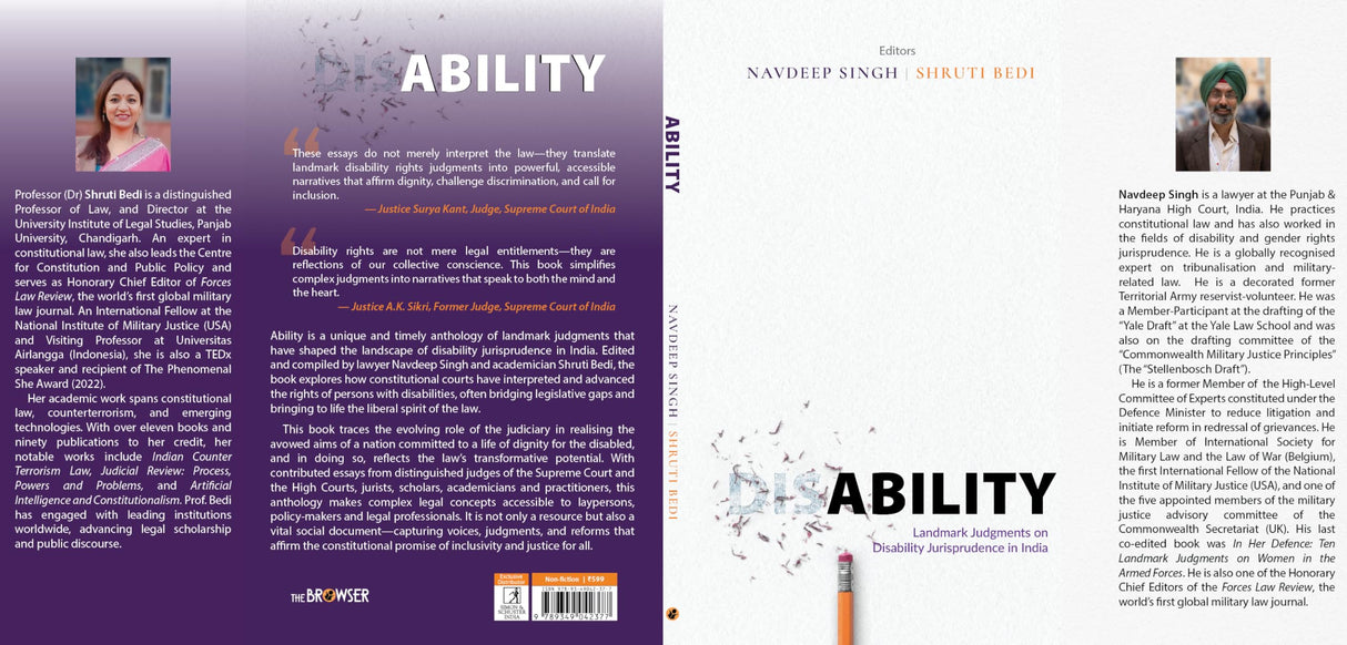 Ability: Landmark Judgments on Disability Jurisprudence in India - Retail Maharaj