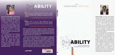 Ability: Landmark Judgments on Disability Jurisprudence in India - Retail Maharaj