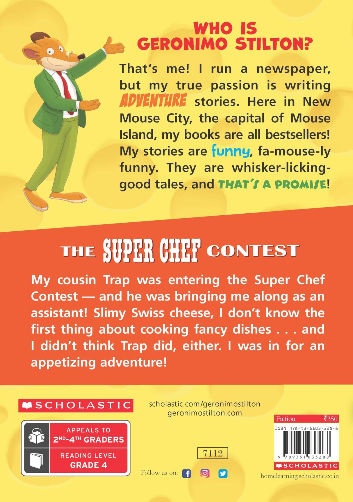 GERONIMO STILTON #58 THE SUPER CHEF CONTEST - Retail Maharaj