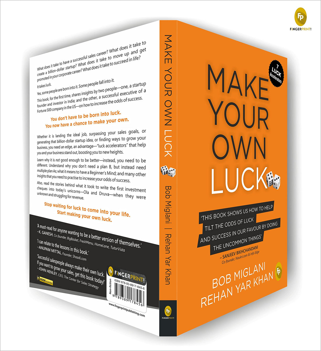 Make Your Own Luck: How to Increase Your Odds of Success in Sales, Startups, Corporate Career and Life - Retail Maharaj