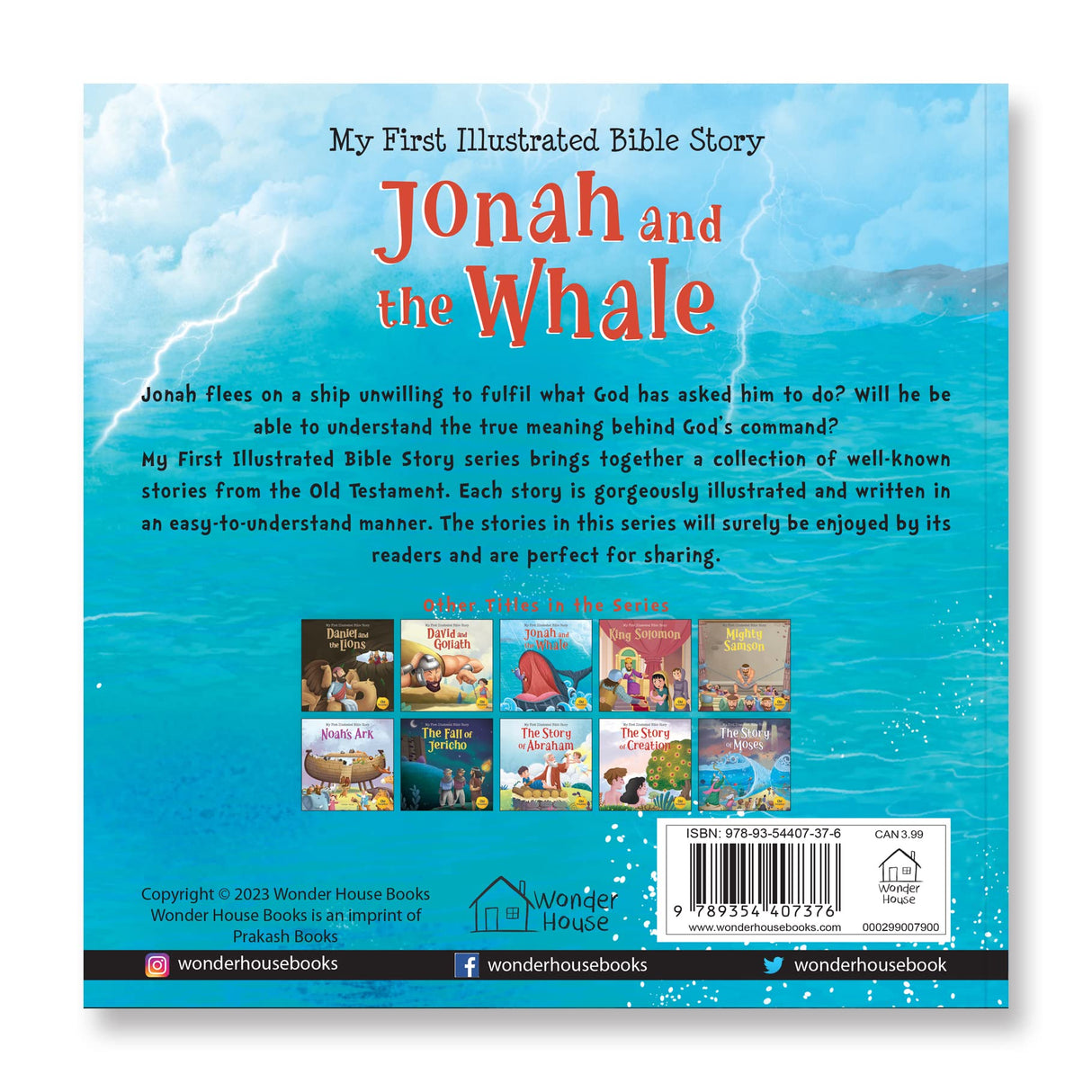My First Illustrated Bible Story: Jonah and the Whale - Retail Maharaj