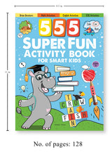 555 Super Fun Activity Book for Smart Kids | Puzzles, Mazes, Word Games & More | Ages 6–10 | 10+ Hours of Brain-Boosting Fun - Retail Maharaj