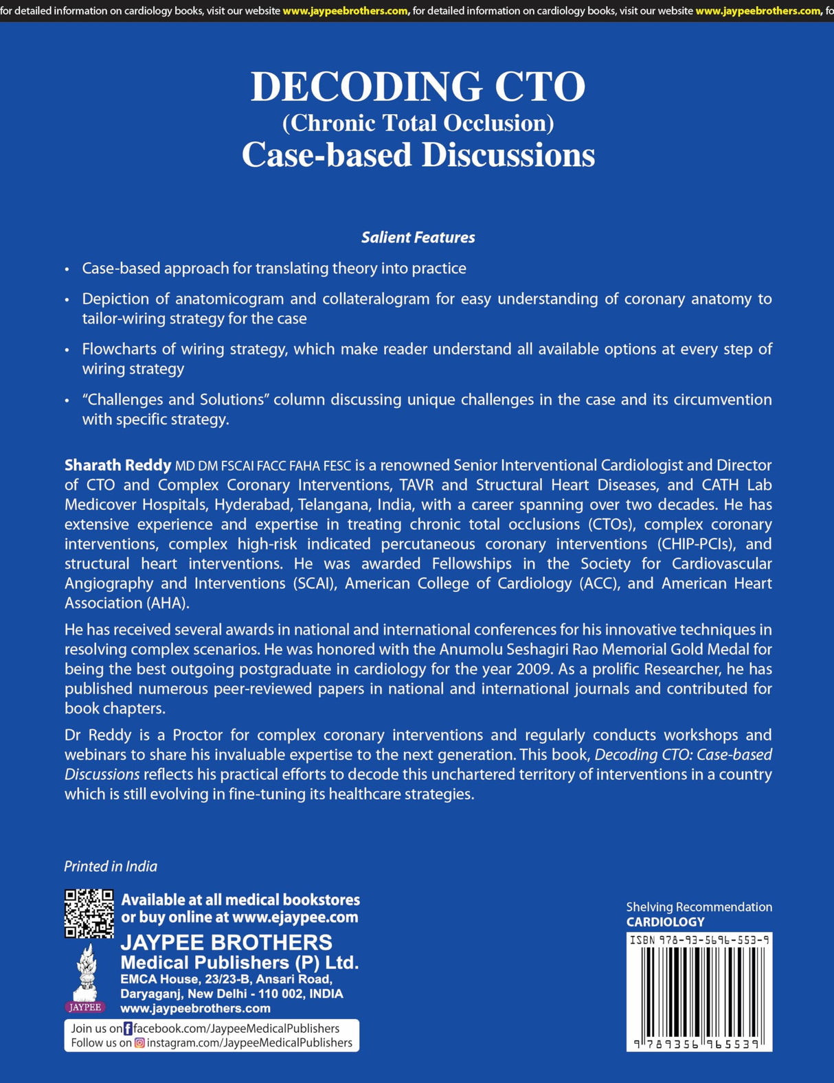 DECODING CTO (CHRONIC TOTAL OCCLUSION) CASE-BASED DISCUSSIONS - Retail Maharaj
